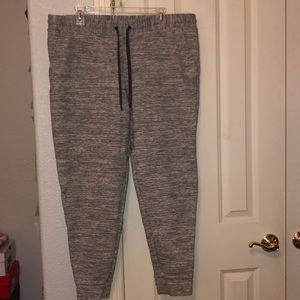 Gray sweatpants
